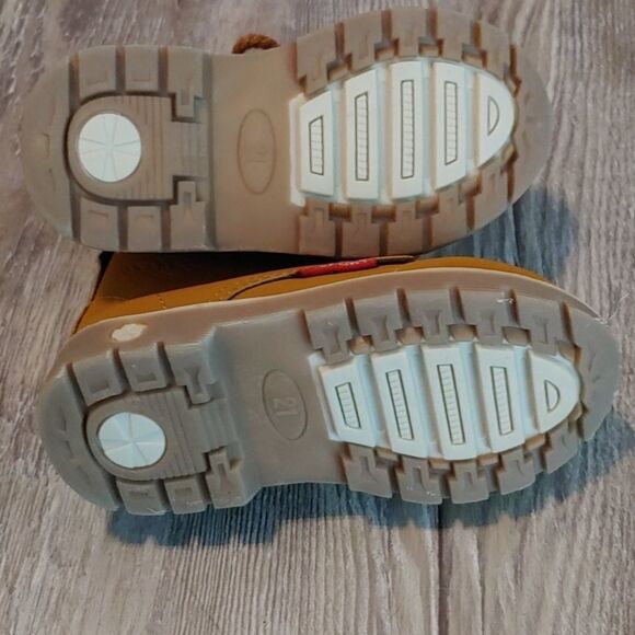 Danglia brown workbook style boots Sz 5.5 - Picture 7 of 7